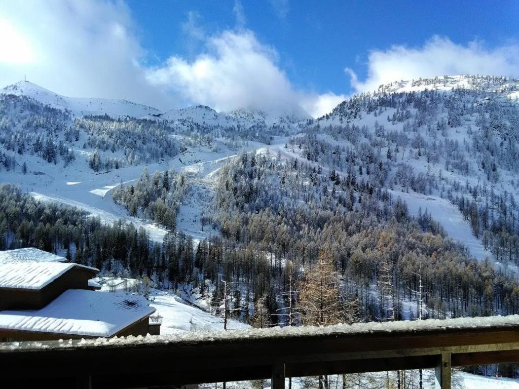 Appartement 2 Pieces Avec Terrasse Et Vue Sur Les Pistes à Isola 2000 Extérieur photo